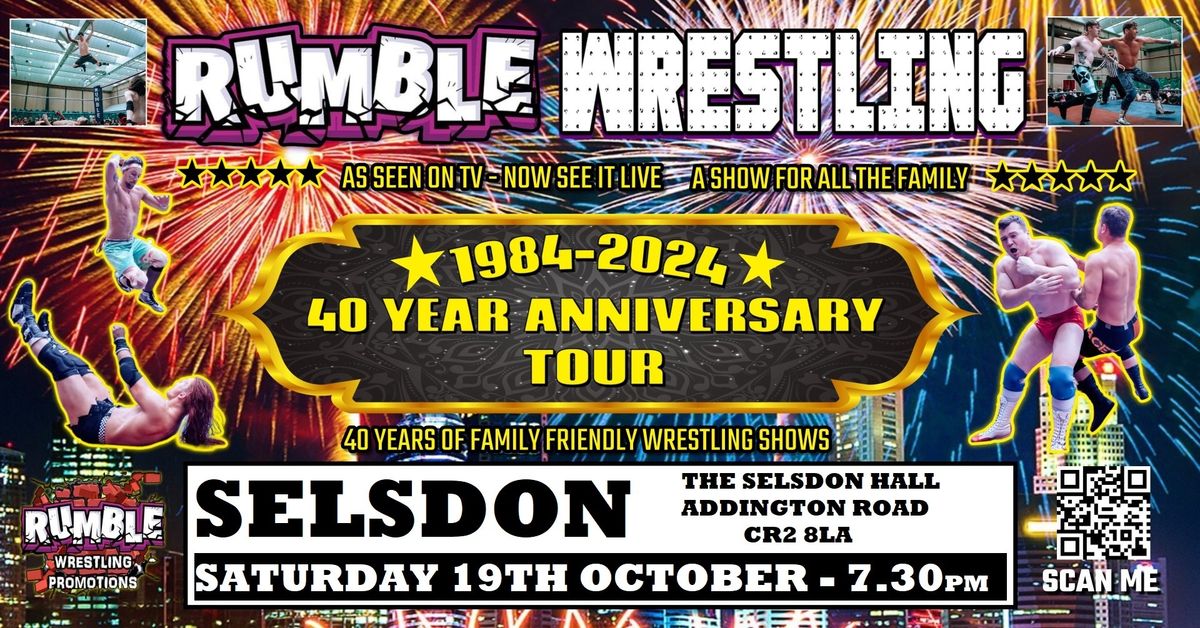 RUMBLE WRESTLING RETURNS TO CROYDON 