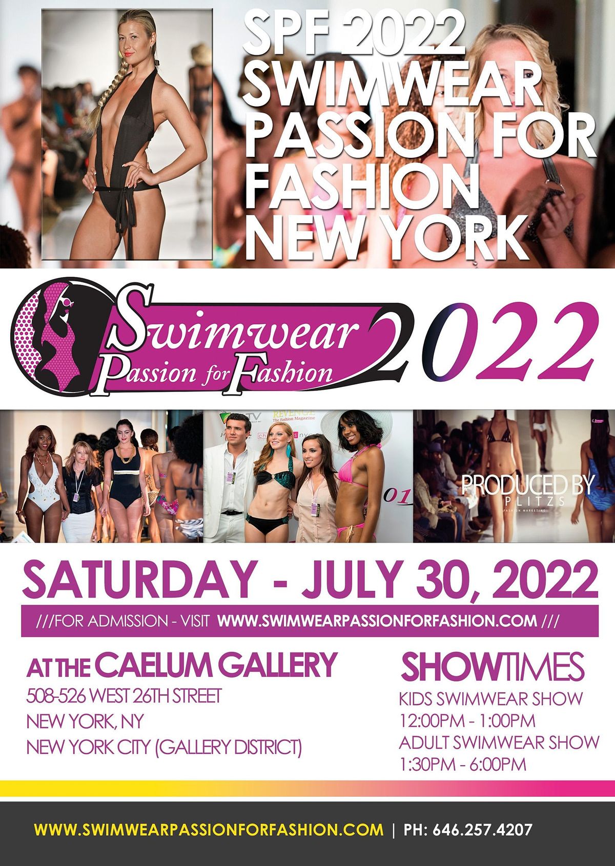 ADULT (SPF) SWIMWEAR PASSION FOR FASHION SHOW