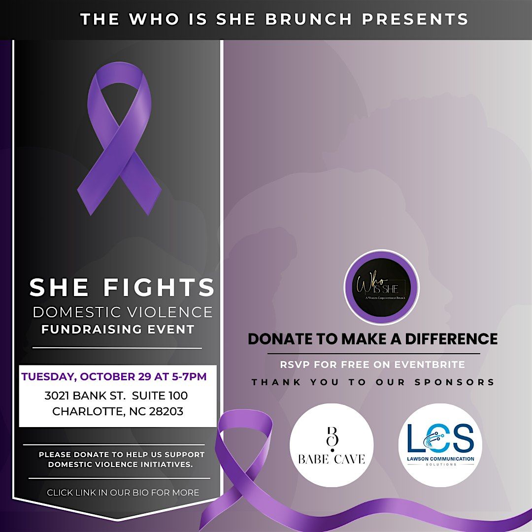 She Fights Domestic Violence: Fundraising Event!