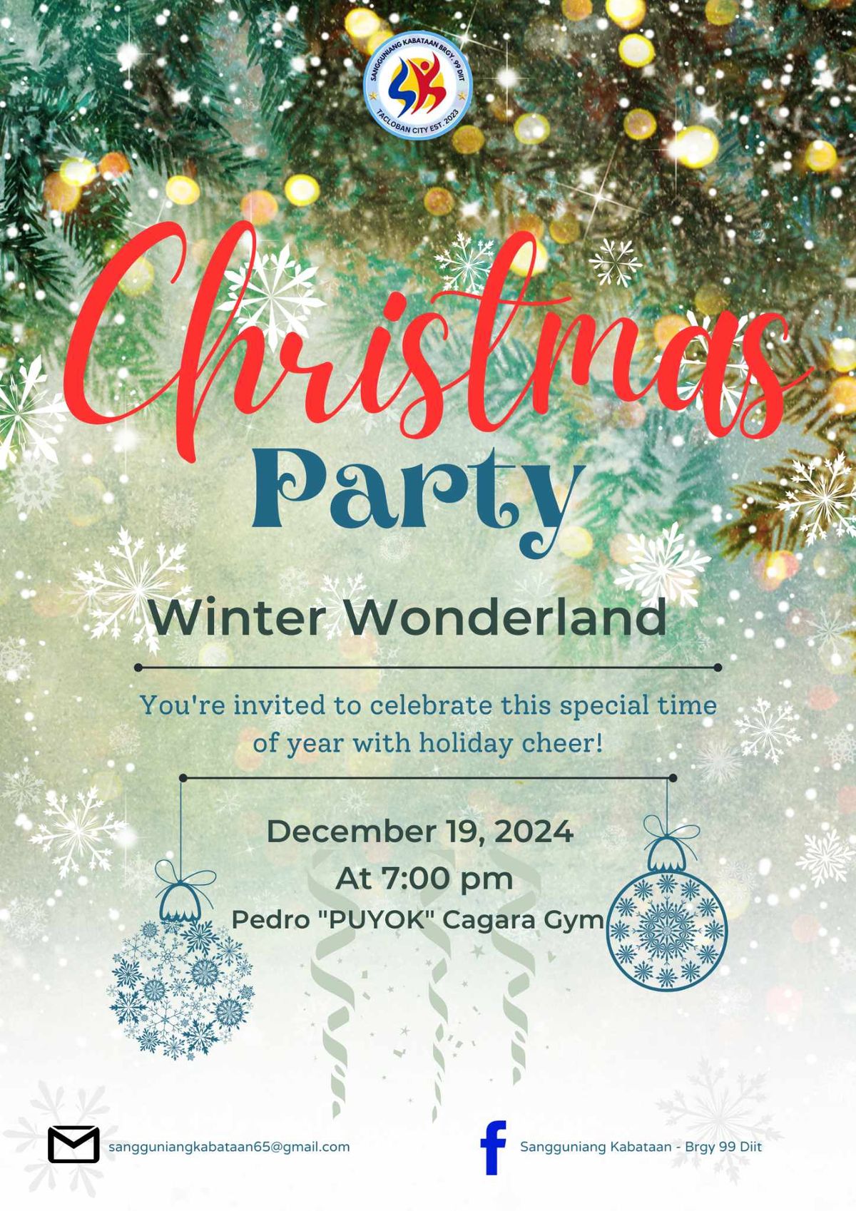 Winter Wonderland 2024: Youth Christmas Party