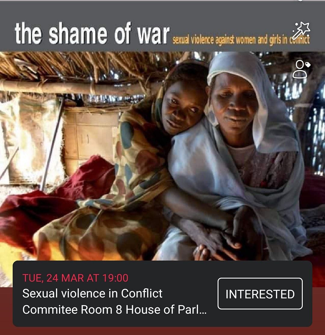 Conflict Related Sexual Violence  it's a War Crime