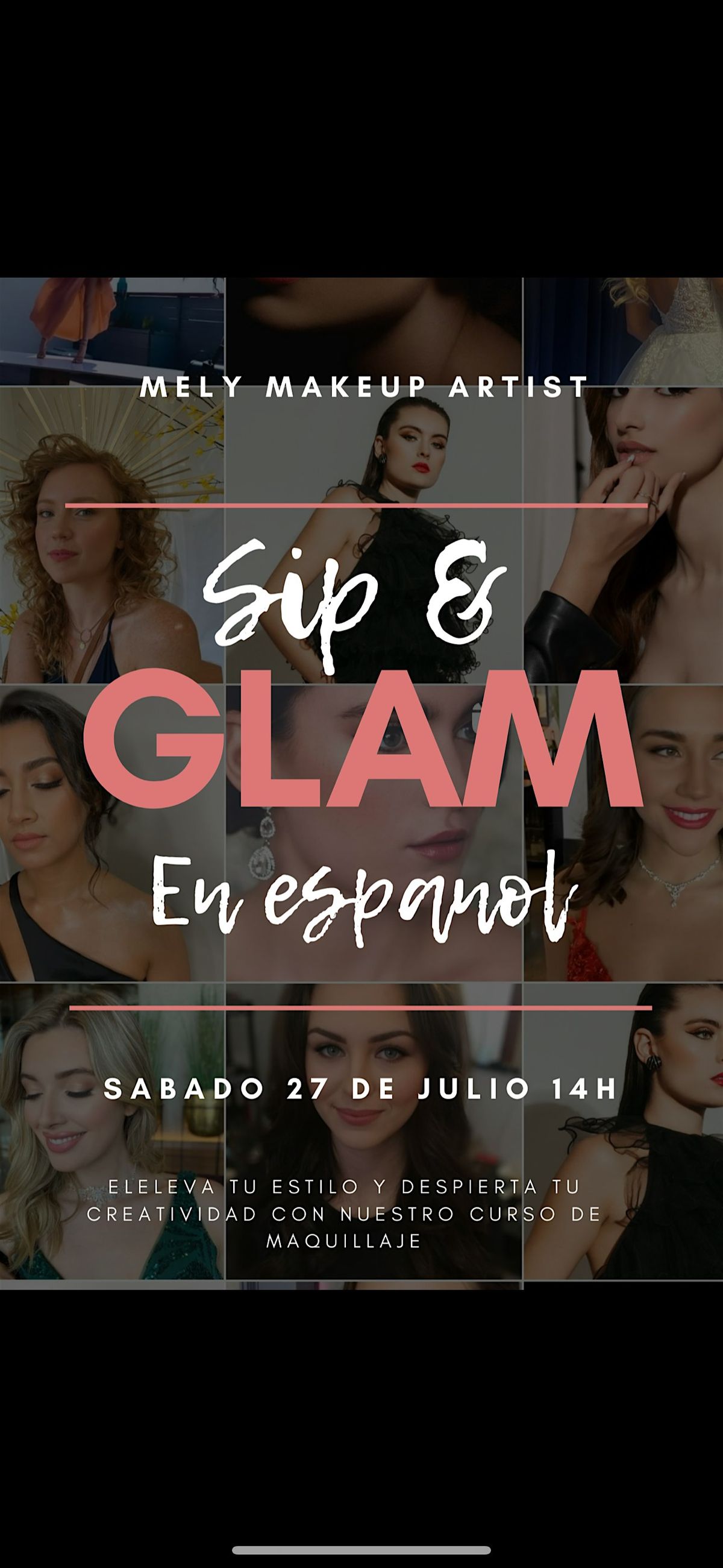 Sip & Glam Makeup Party