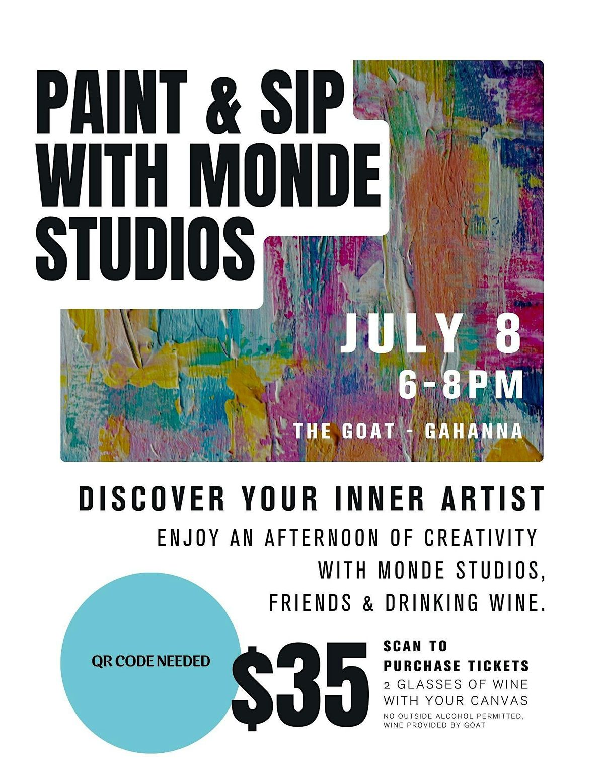 Paint & Sip with Monde Studios