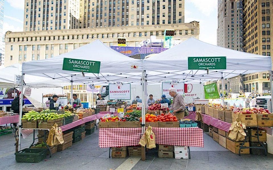 The Bee Conservancy Popup The Oculus Greenmarket, North Oculus Plaza