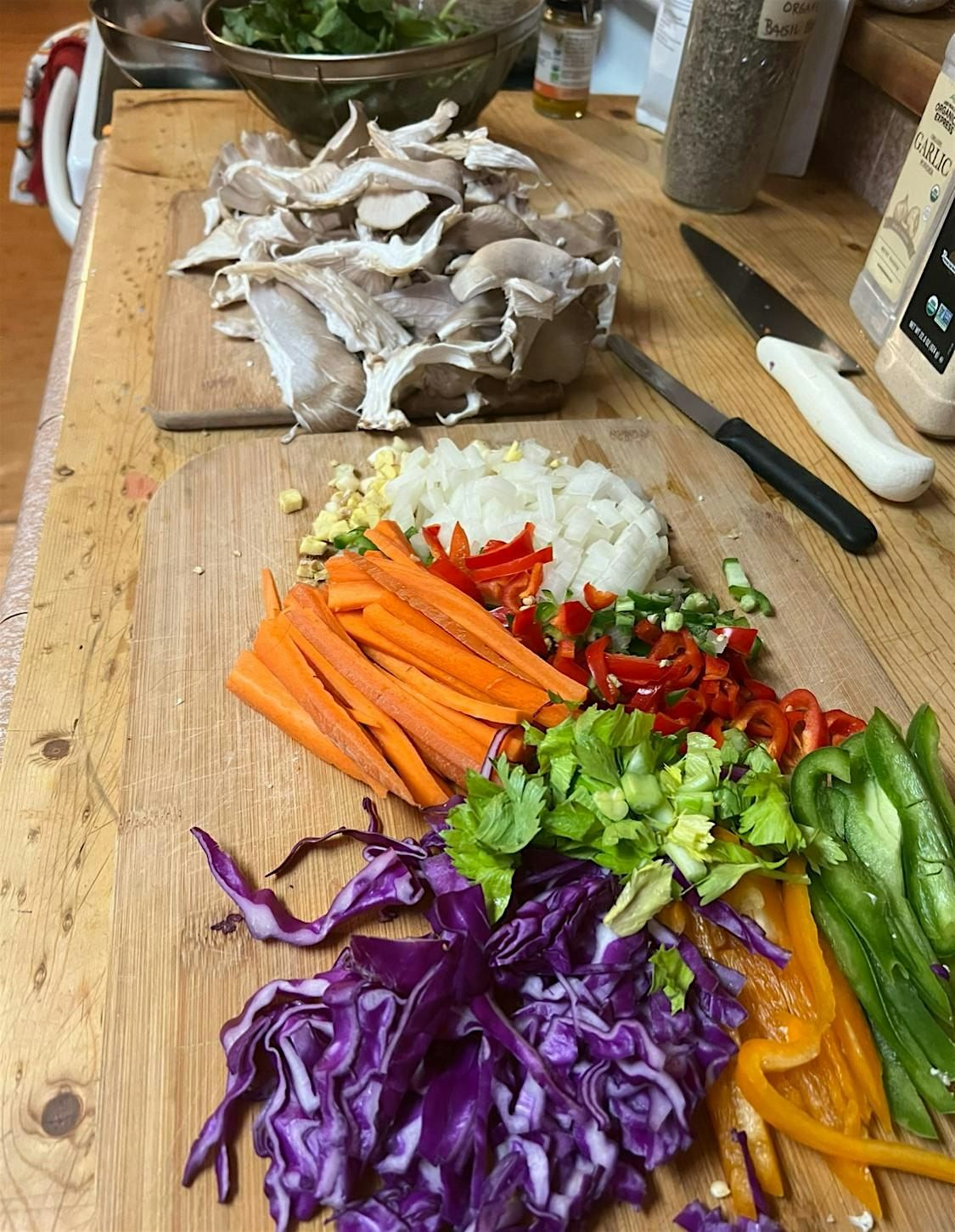 Mushroom Cooking Class: Lions Mane Streaks