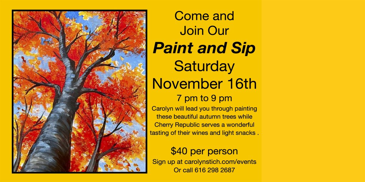 Paint and Sip