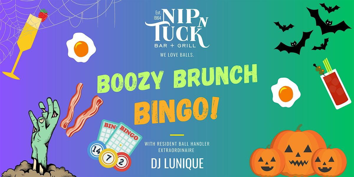 Boozy Brunch Bingo - Halloween Theme!