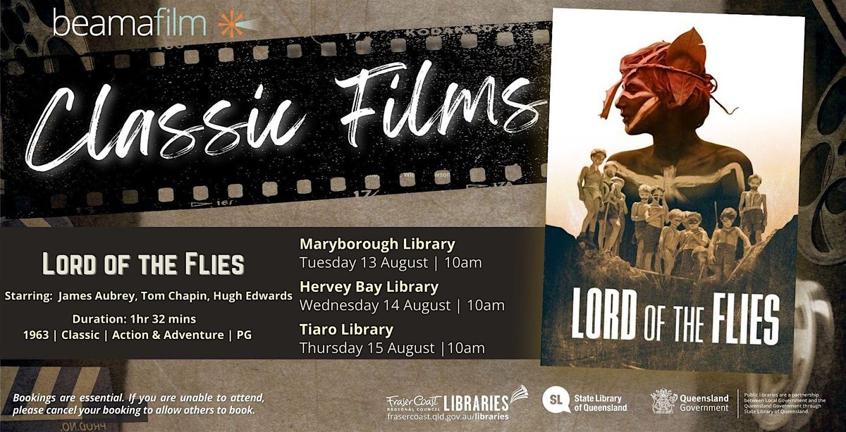 Classic Film - Lord of the Flies - Maryborough Library