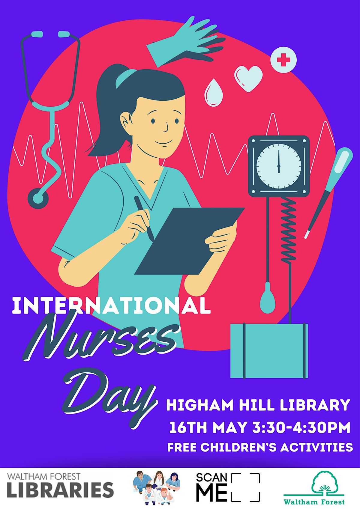 International Nurses Day @ Higham Hill library