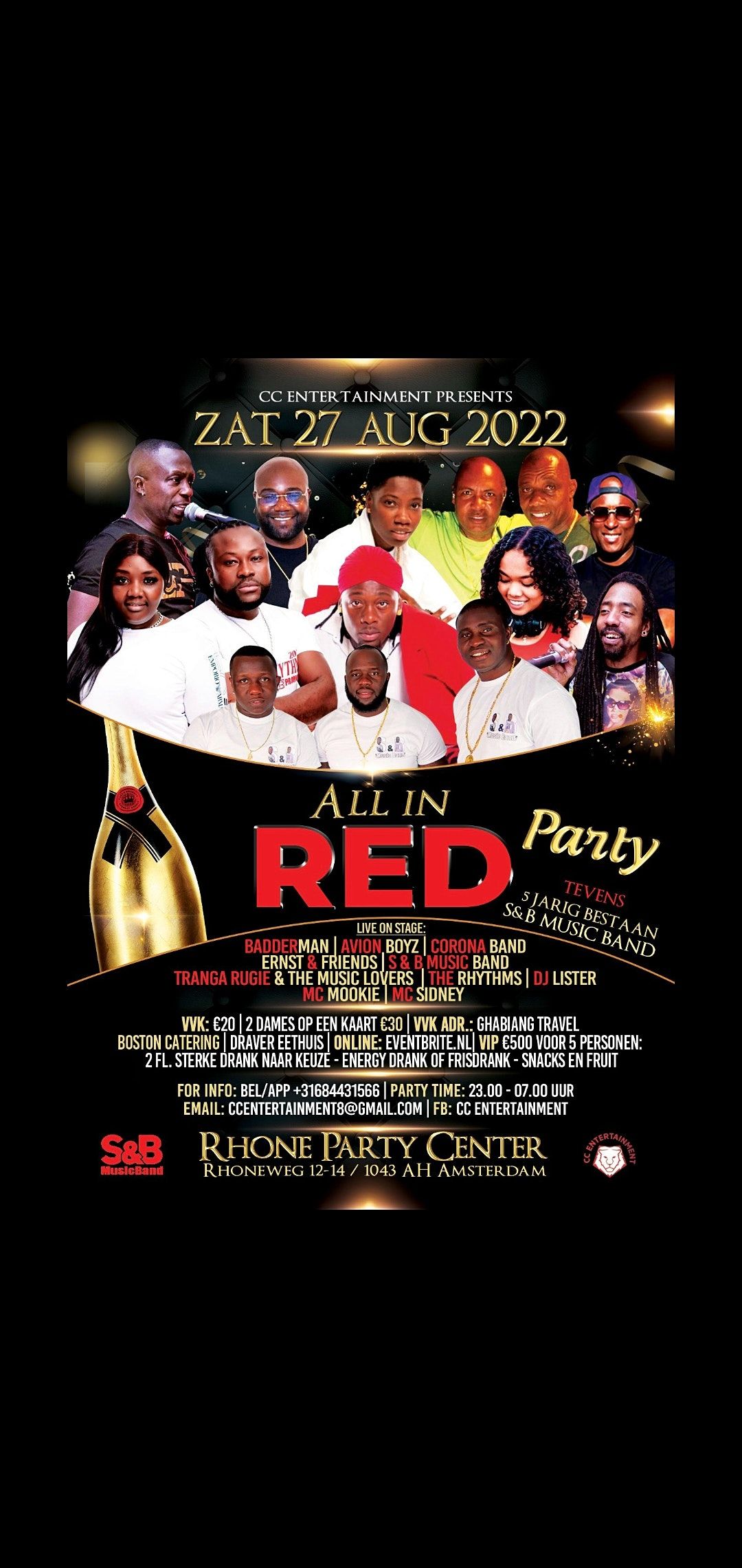 ALL IN RED PARTY