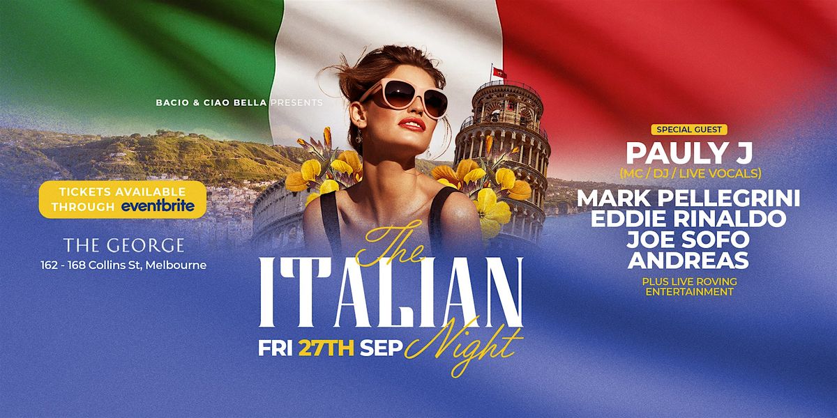 The Italian Night at The George on Collins