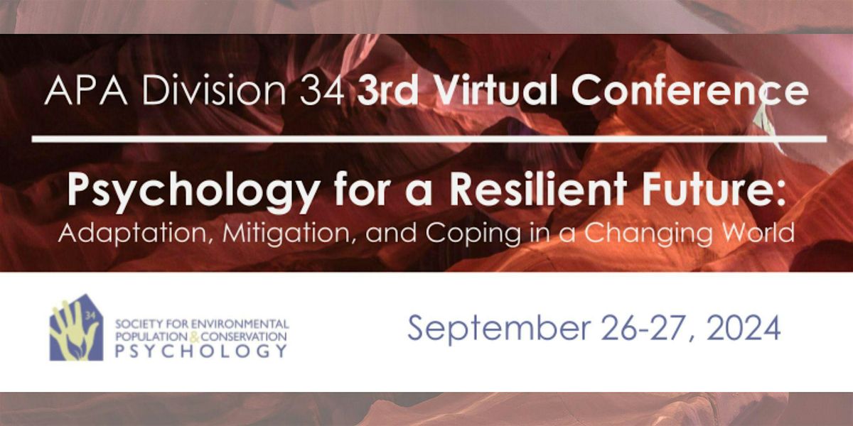 APA Division 34  2024 Virtual Conference