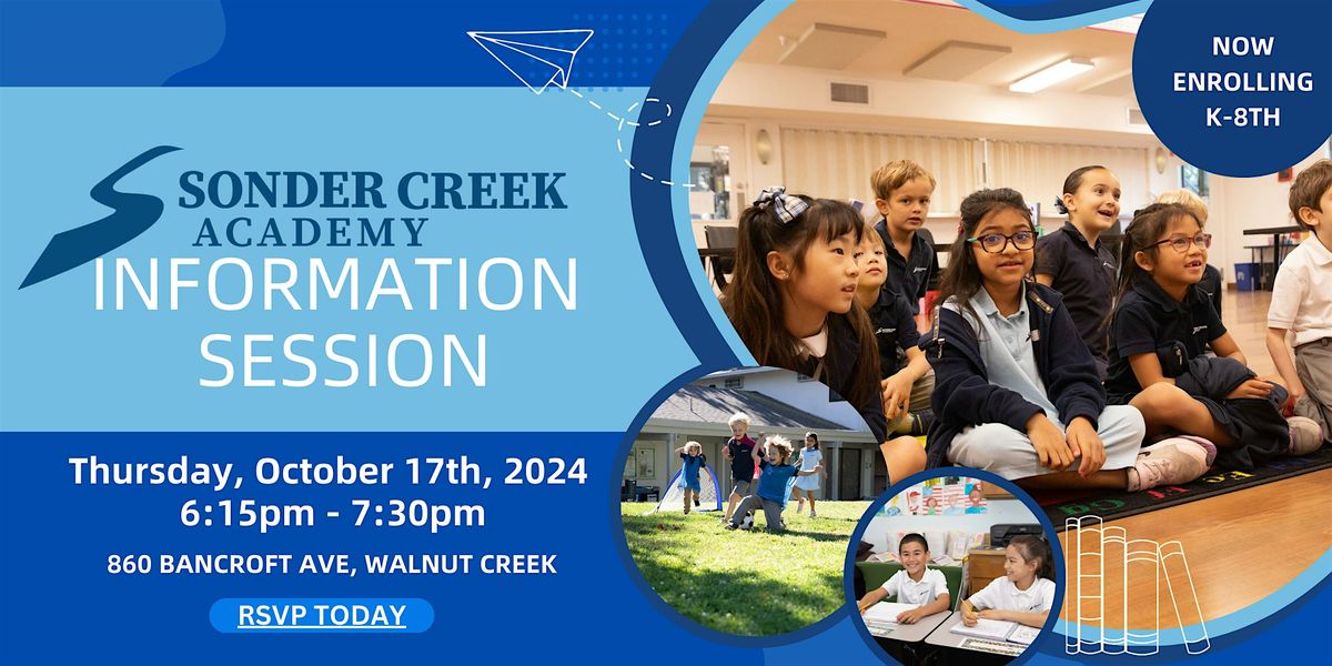 Sonder Creek Academy Information Session