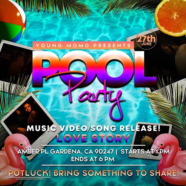 Young Momo Pool Party\/ Music Video Release