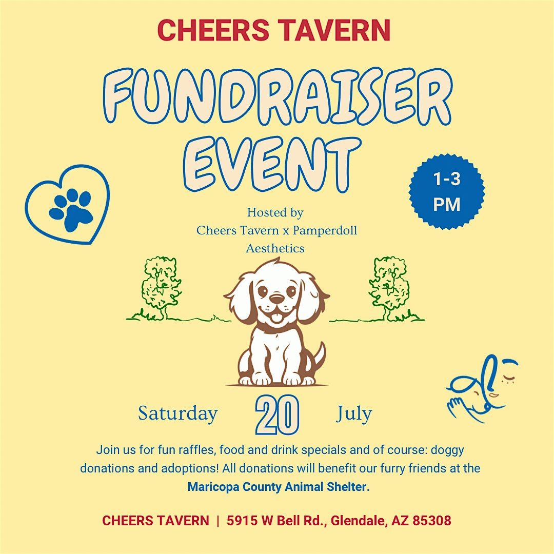 Fundraiser for Maricopa Animal Shelter at Cheers Tavern