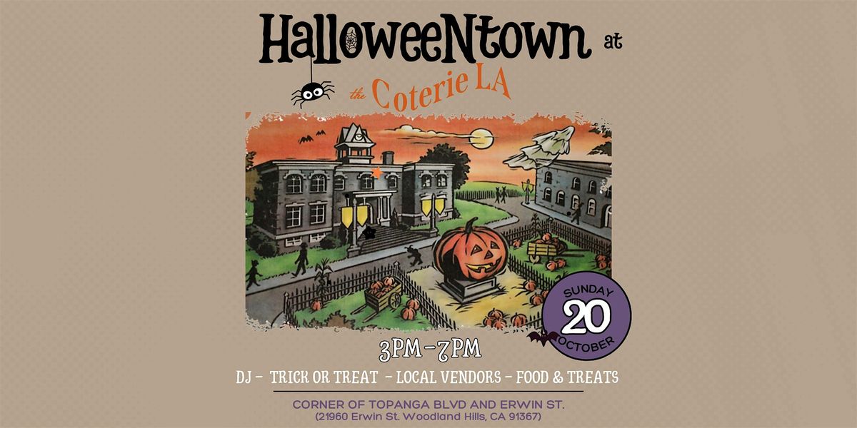 Halloweentown At The Coterie LA: A Halloweentown Outdoor Pop-up Market!