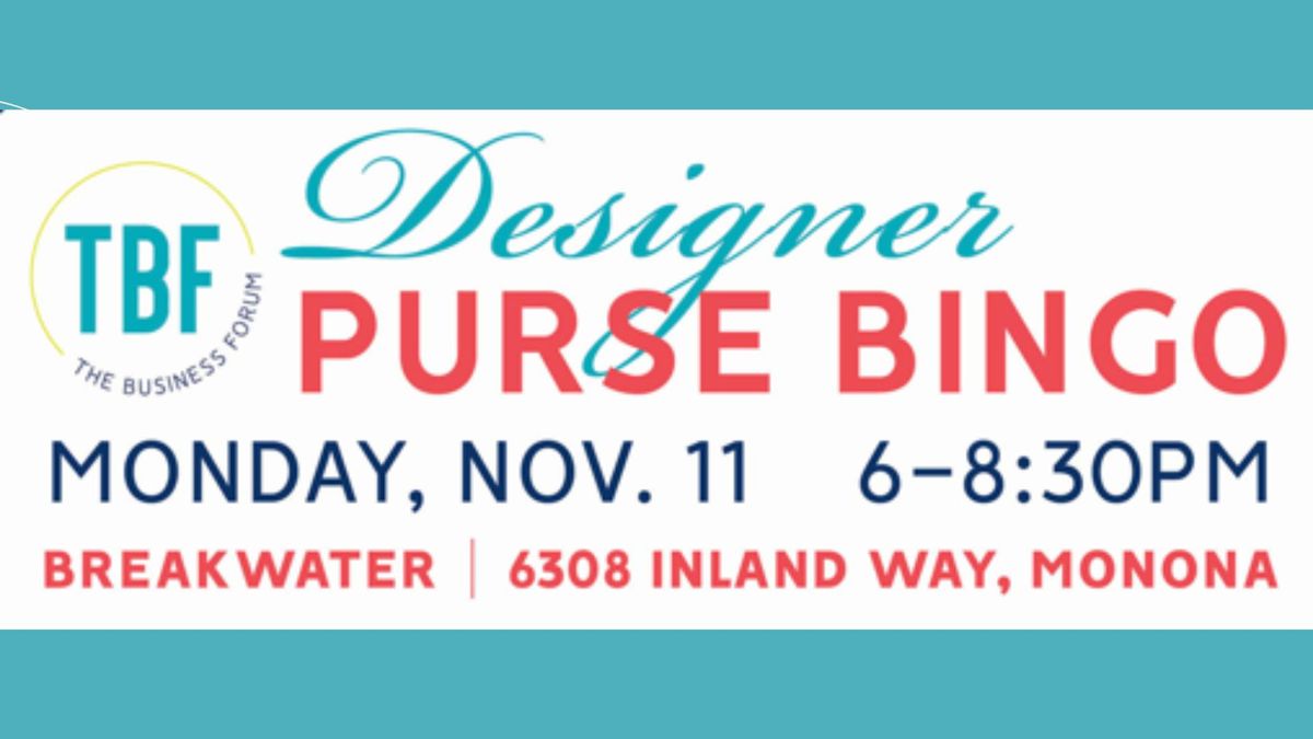 Designer Purse Bingo