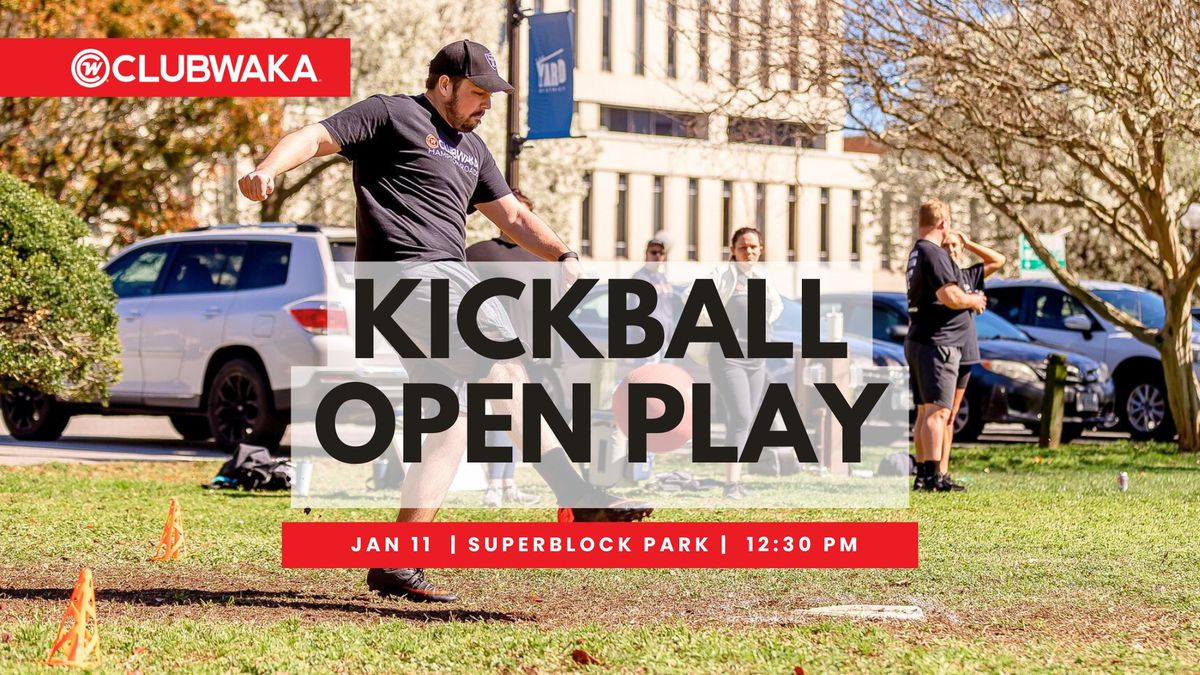 Free Kickball Open Play