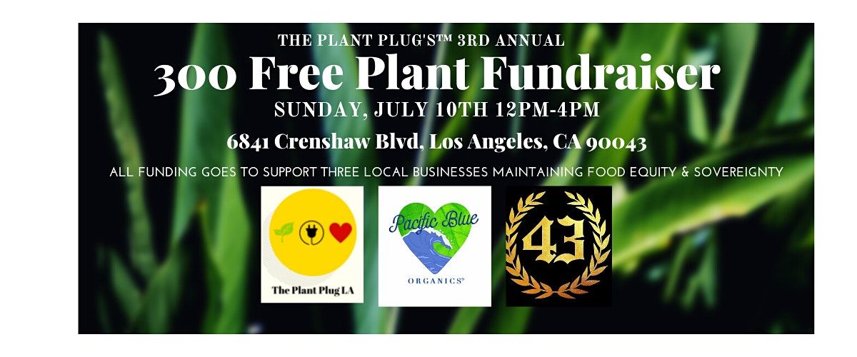 Free Plant Giveaway & Fundraiser