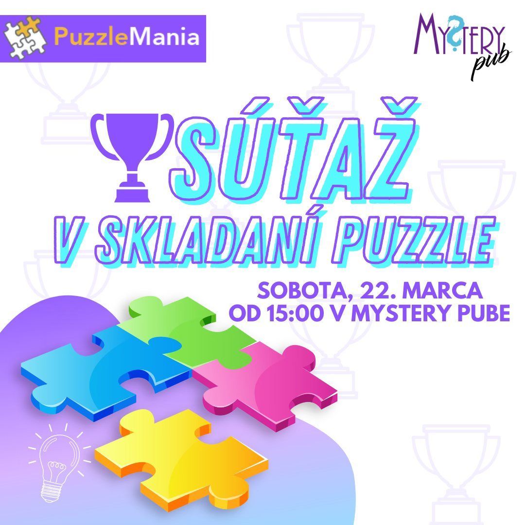  Mystery s\u00fa\u0165a\u017e v skladan\u00ed PUZZLE s PuzzleMania - Marec