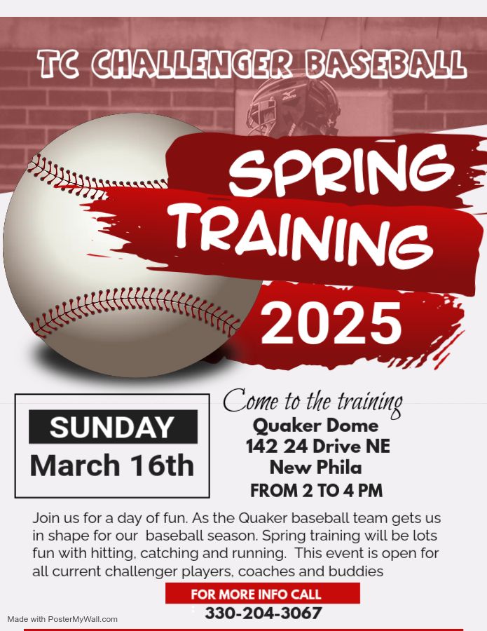 Challenger baseball Spring Training 2025