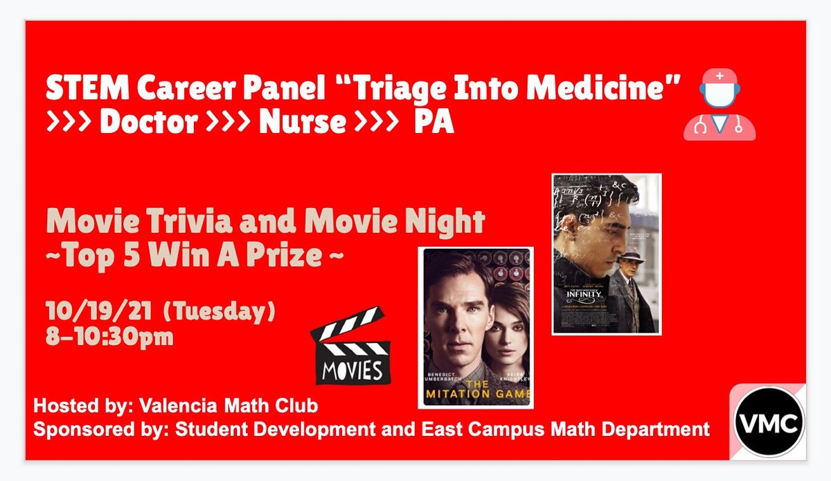 STEM Career Panel & Movie Night Fall 2021