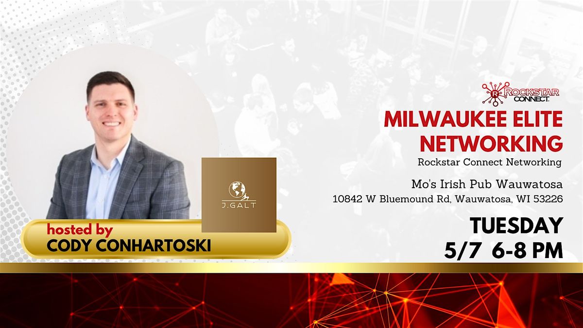 Free Milwaukee Elite Rockstar Connect Networking Event (May, Wisconsin)