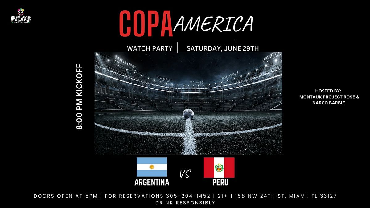 COPA AMERICA WATCH PARTY