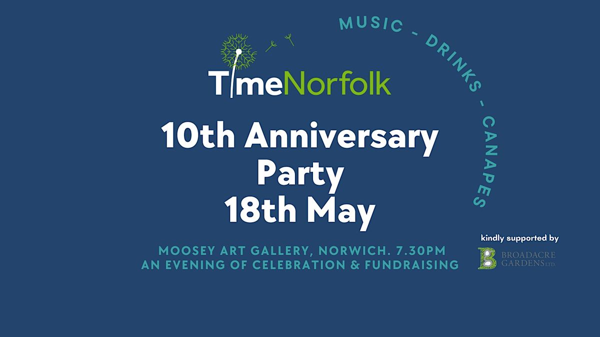 TimeNorfolk 10th Anniversary Party & Fundraiser
