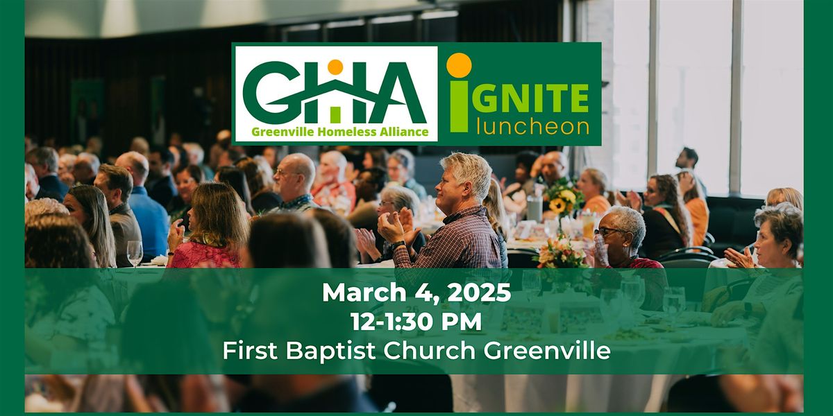 Greenville Homeless Alliance 2025 iGNITE Luncheon