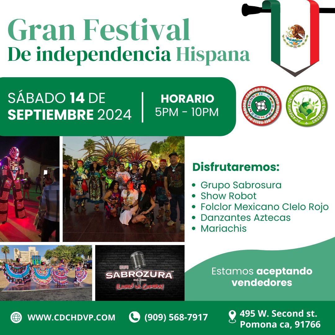 Gran festival de la independencia hispana 