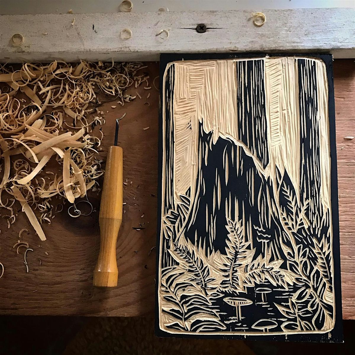 Traditional Woodblock Printmaking (Two Saturdays)