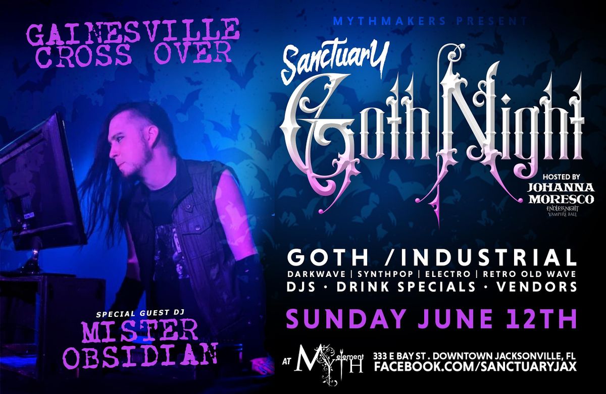 2nd Sunday Sanctuary "Goth Night" at Myth Nightclub | Sunday, 06.12.22