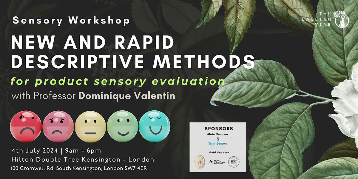 Workshop - New and Rapid Descriptive Methods for Product Sensory Evaluation
