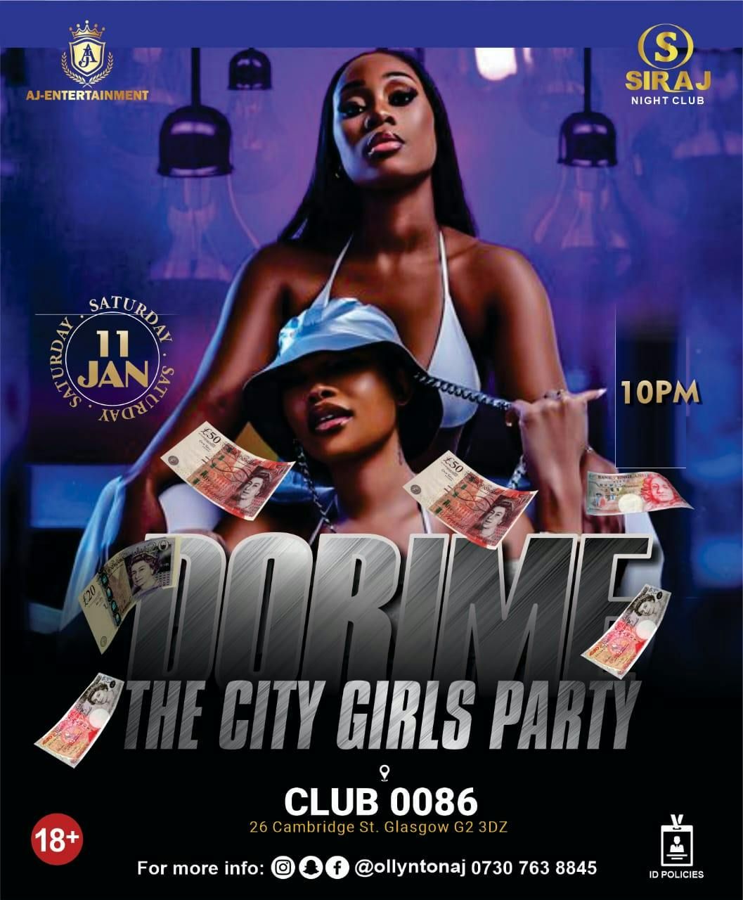 DORIME THE CITY GIRLS PARTY