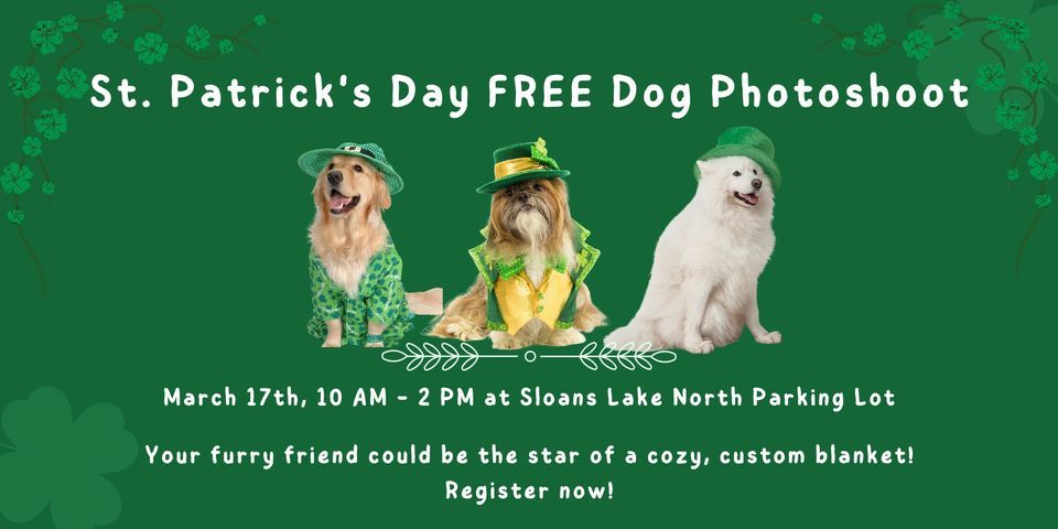 St. Patrick's Day - FREE Dog Photoshoot