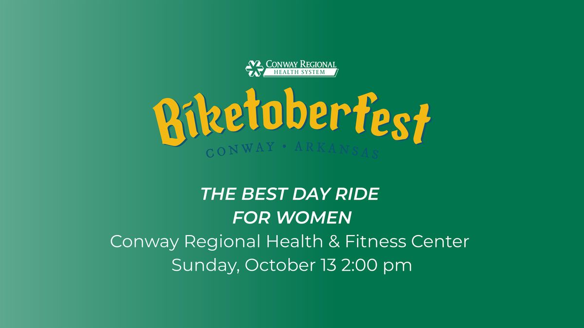 Conway Regional Biketoberfest | Indoor Cycling The Best Day Ride for Women