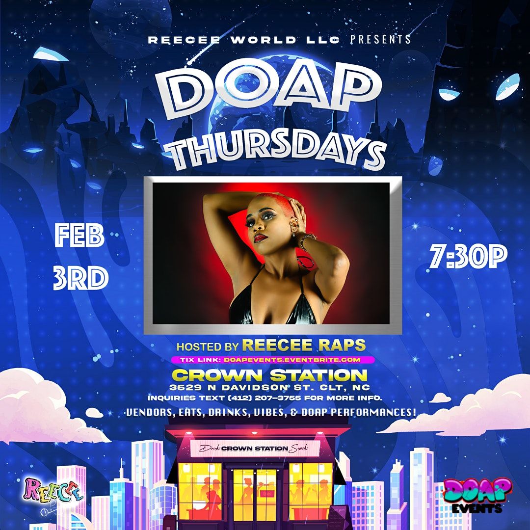 DOAP Thursdays - INDIE CONCERT | Enjoy the best indie talent in the city!