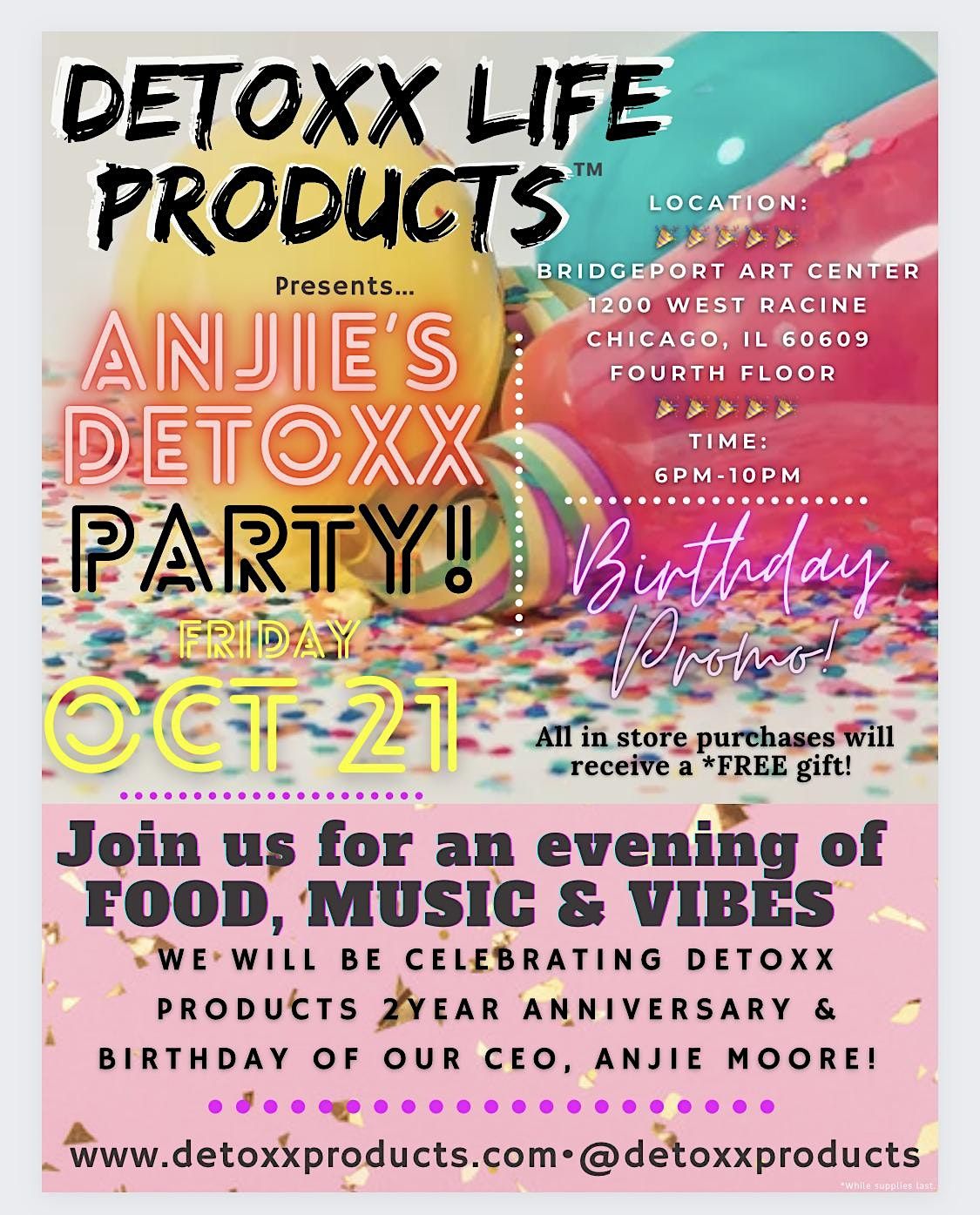 DETOXX PRODUCTS 2-YEAR ANNIVERSARY!