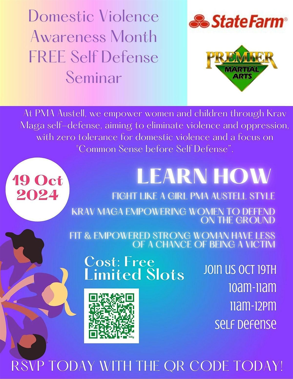 FREE Domestic Violence Awareness Month Self Defense Seminar