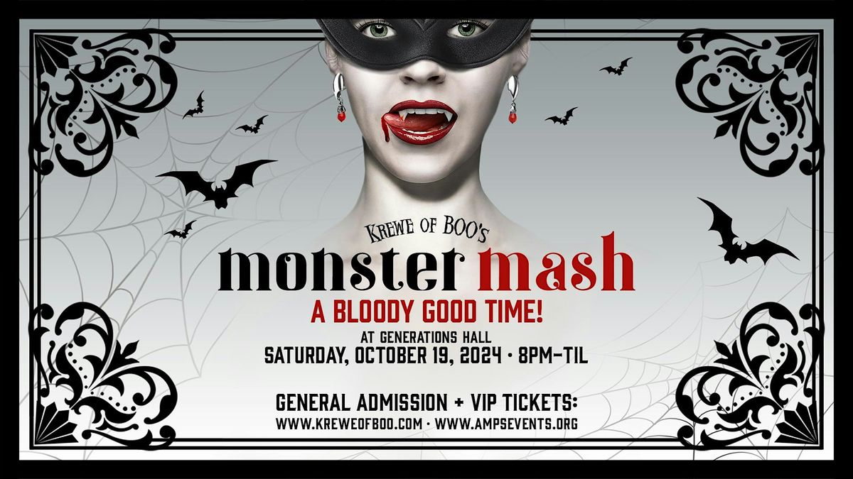 Krewe of Boo! presents MONSTER MASH 2024 (Official Parade After-Party)