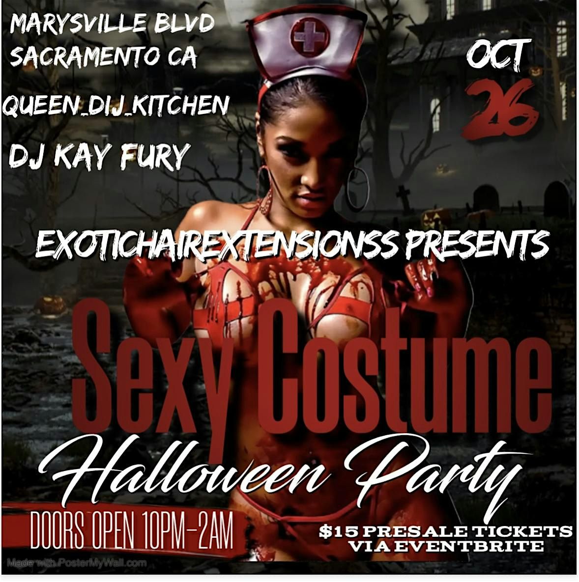 Exotichairextensionss presents Sexy Costume Halloween Party