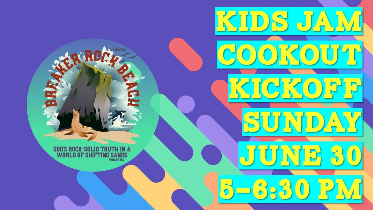 Cookout Kickoff for Kids Jam at Breaker Rock Beach in Springvale