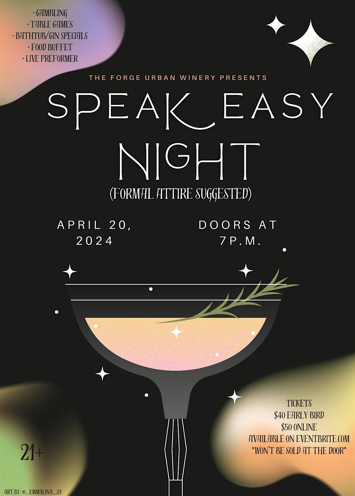 Speakeasy Night at The Forge Urban Winery (21+)