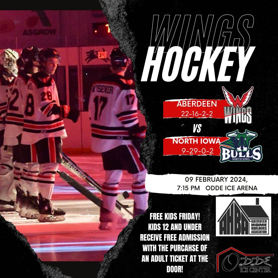 North Iowa Bulls vs. Aberdeen Wings