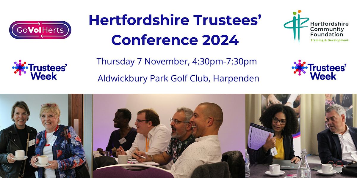 Hertfordshire Trustees' Conference 2024