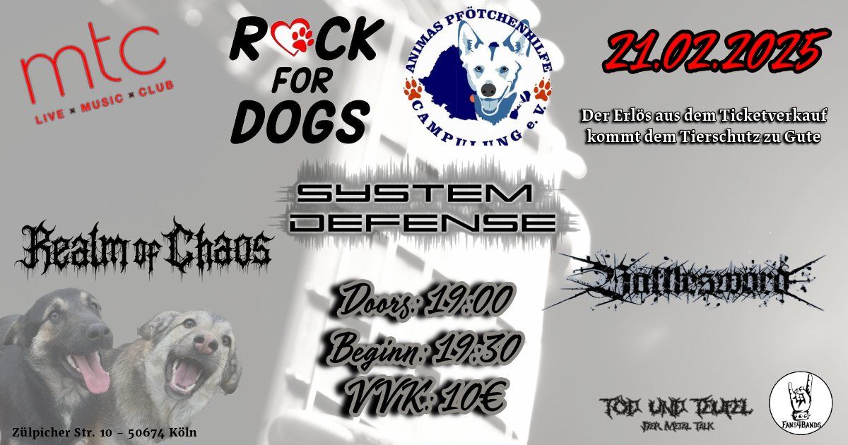 ROCK FOR DOGS - MTC K\u00f6ln