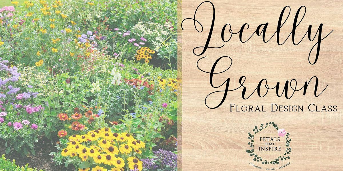 Local Blooms Floral Design Class at The Flourish Studio