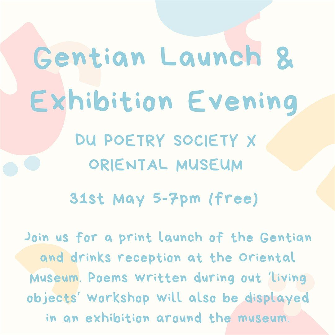 Gentian Launch and Exhibition Evening