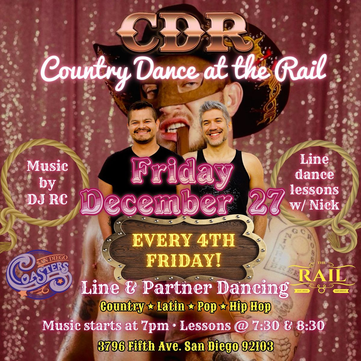 COUNTRY DANCE AT THE RAIL